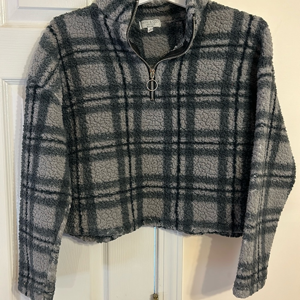 CUTE SOFT FLUFFY CROPPED SWEATER